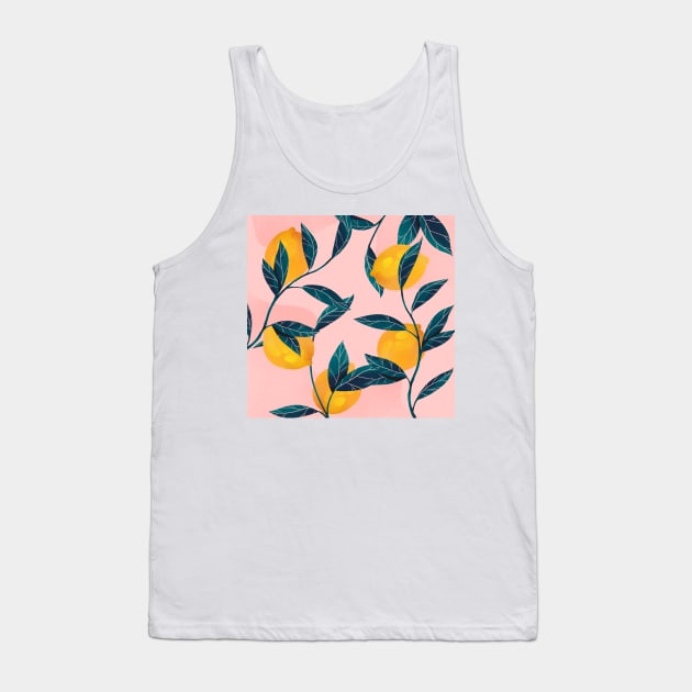 Lemons Tank Top by Mofy